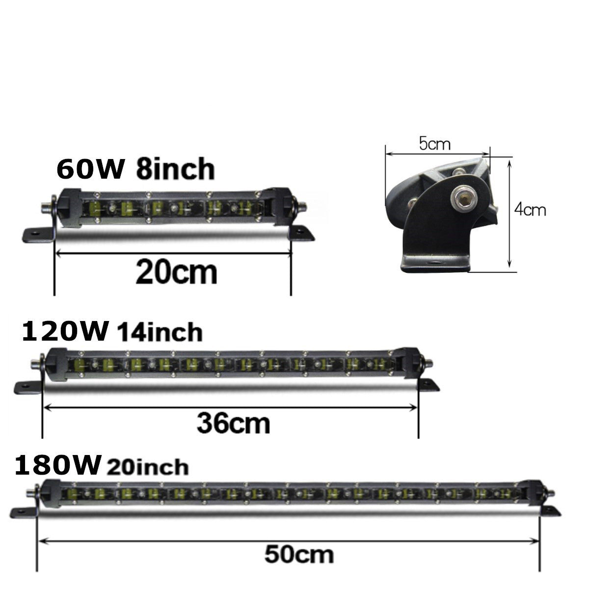 20" 6D LED Light Bar - Combo Spot/Flood, 12V/24V