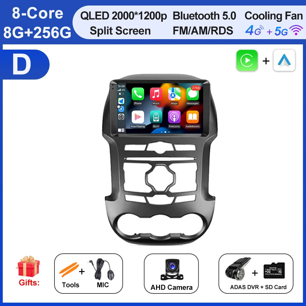 Android 16 Head Unit for Ranger 2011-2015