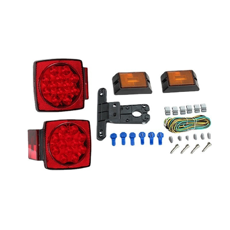12V LED Trailer Tail Light Kit - Box, Flatdeck, Boat Trailer