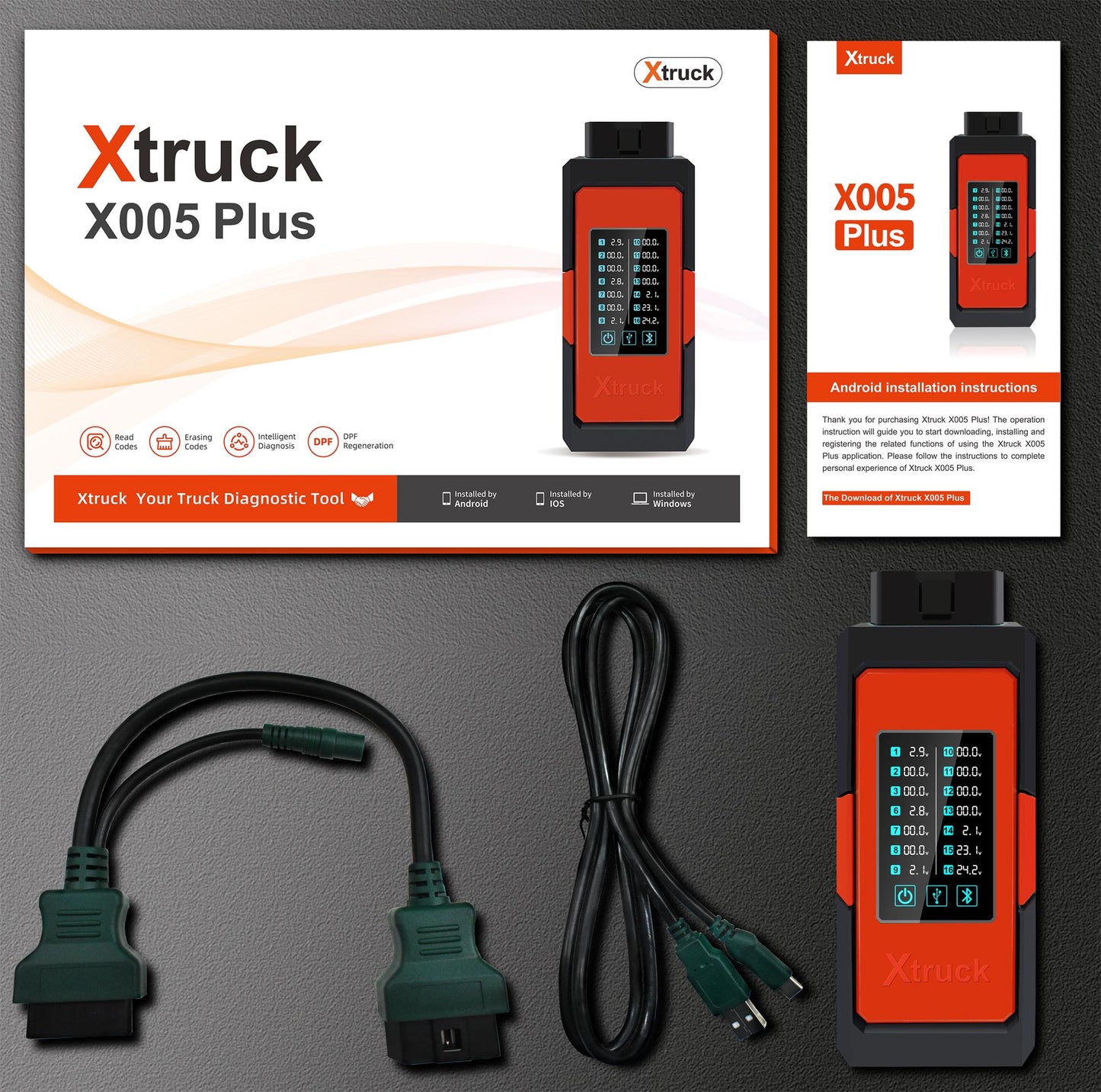Xtruck X005 Plus Truck Diagnostic Tool