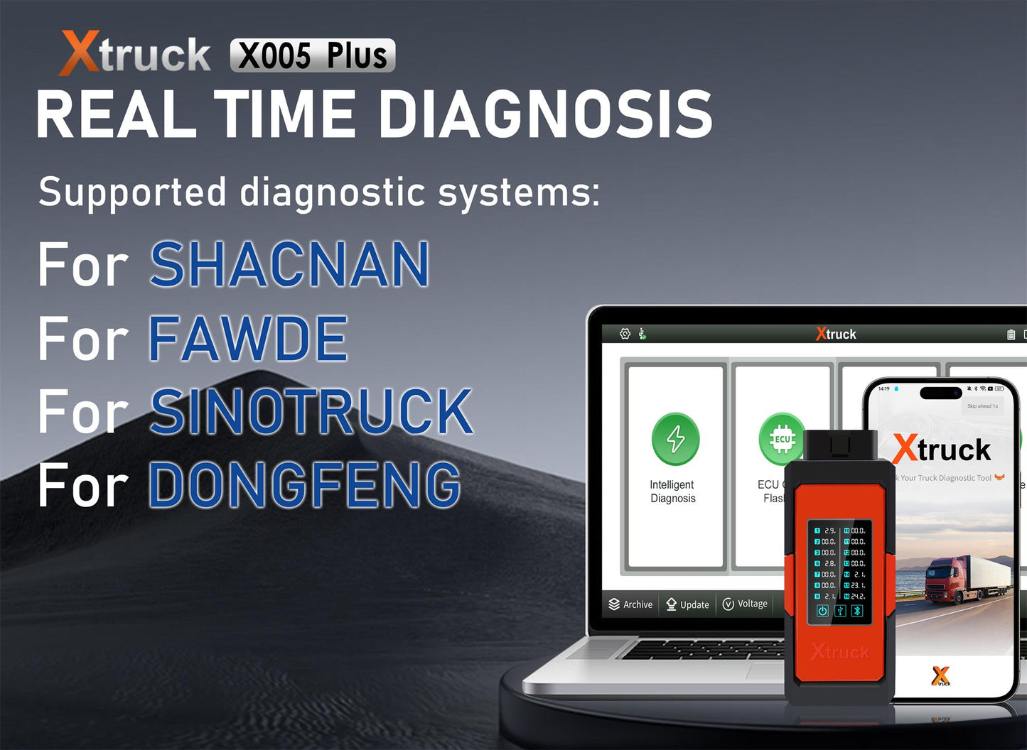 Xtruck X005 Plus Truck Diagnostic Tool