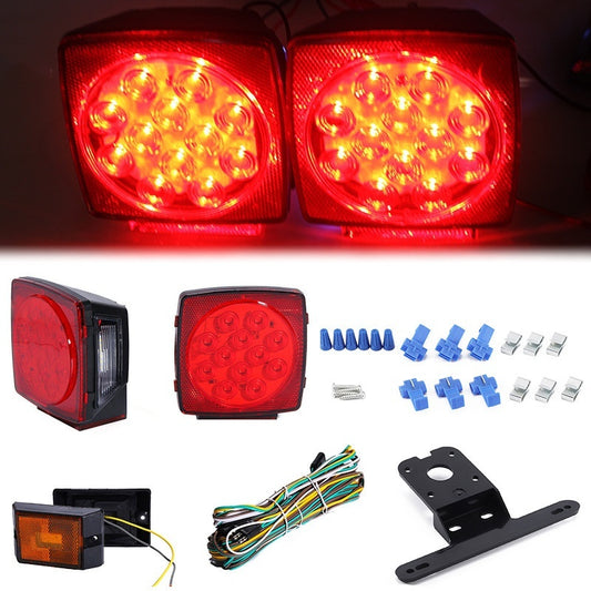 12V LED Trailer Tail Light Kit - Box, Flatdeck, Boat Trailer