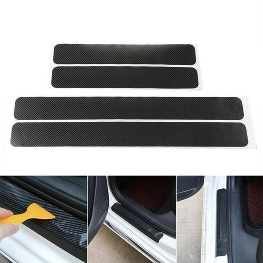 Carbon Grain Door Sill & Bumper Edge Strip