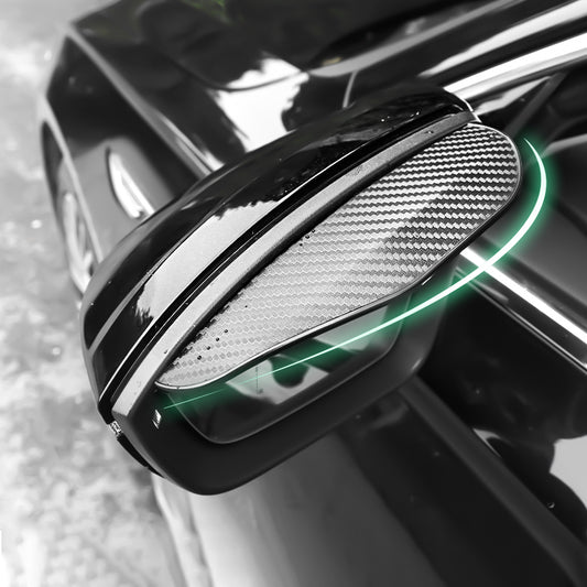 Side Mirror Rain Visor - Universal Pair