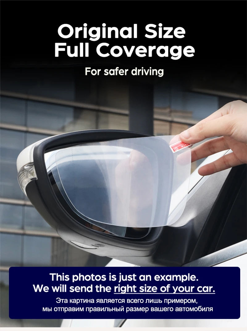 Ford Ranger Mirror Anti-Fog Film 2011-2019