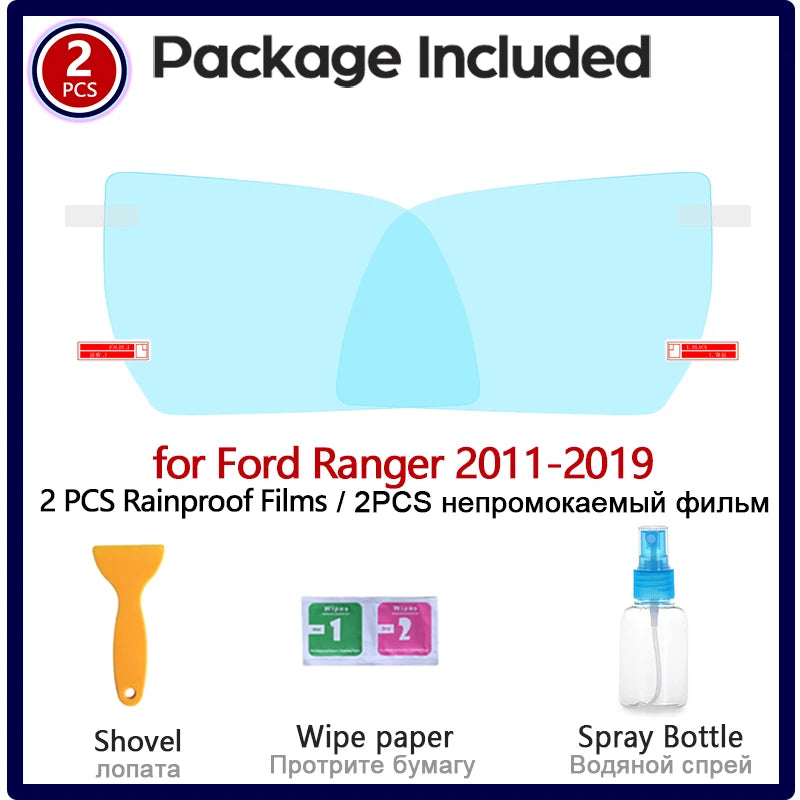 Ford Ranger Mirror Anti-Fog Film 2011-2019