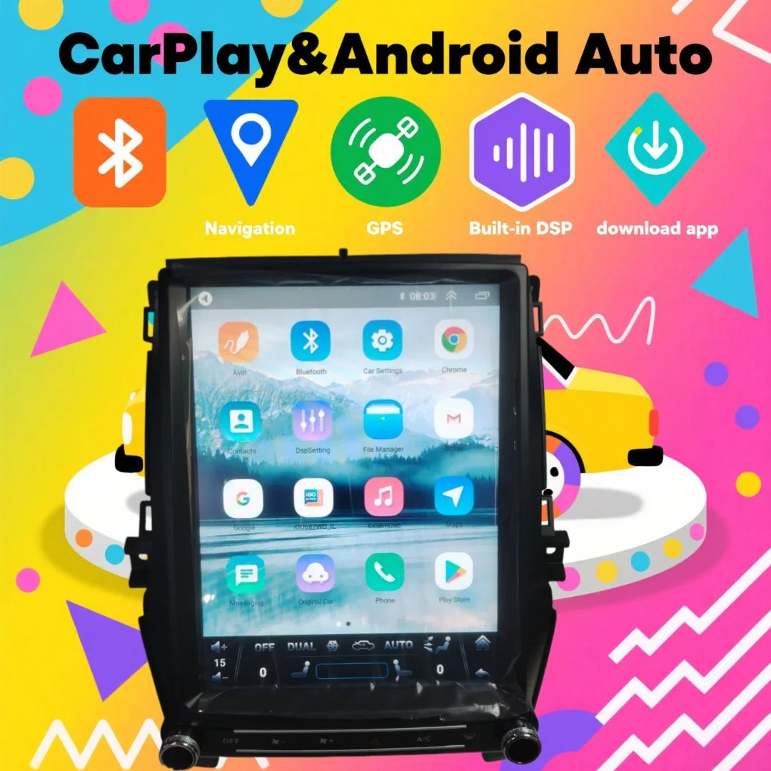 12.1" Ford Ranger / Everest Android 14 Head Unit, Wireless CarPlay