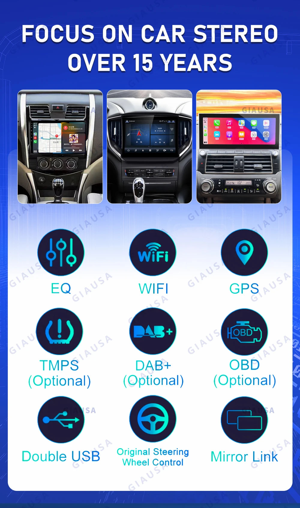 12.1" Ford Ranger / Everest Android 14 Head Unit, Wireless CarPlay