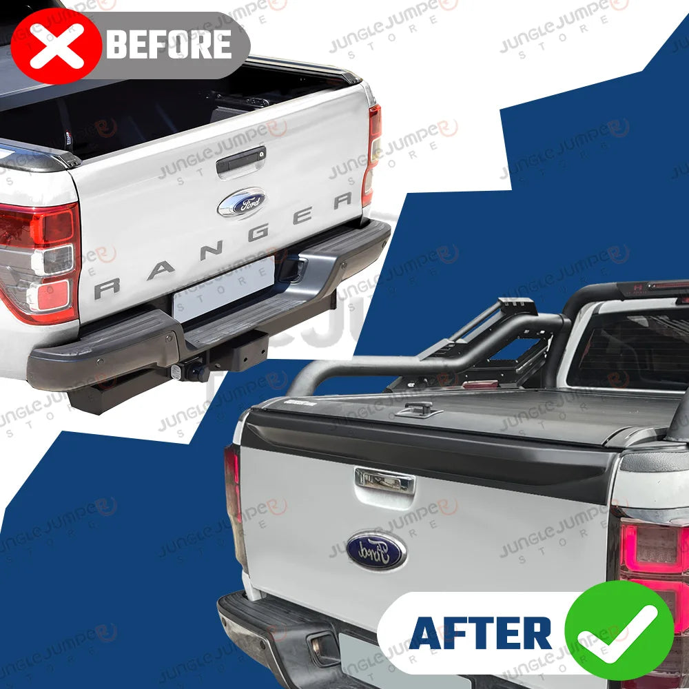 Ford Ranger Tailgate Cover Trim, ABS, 2012-2022