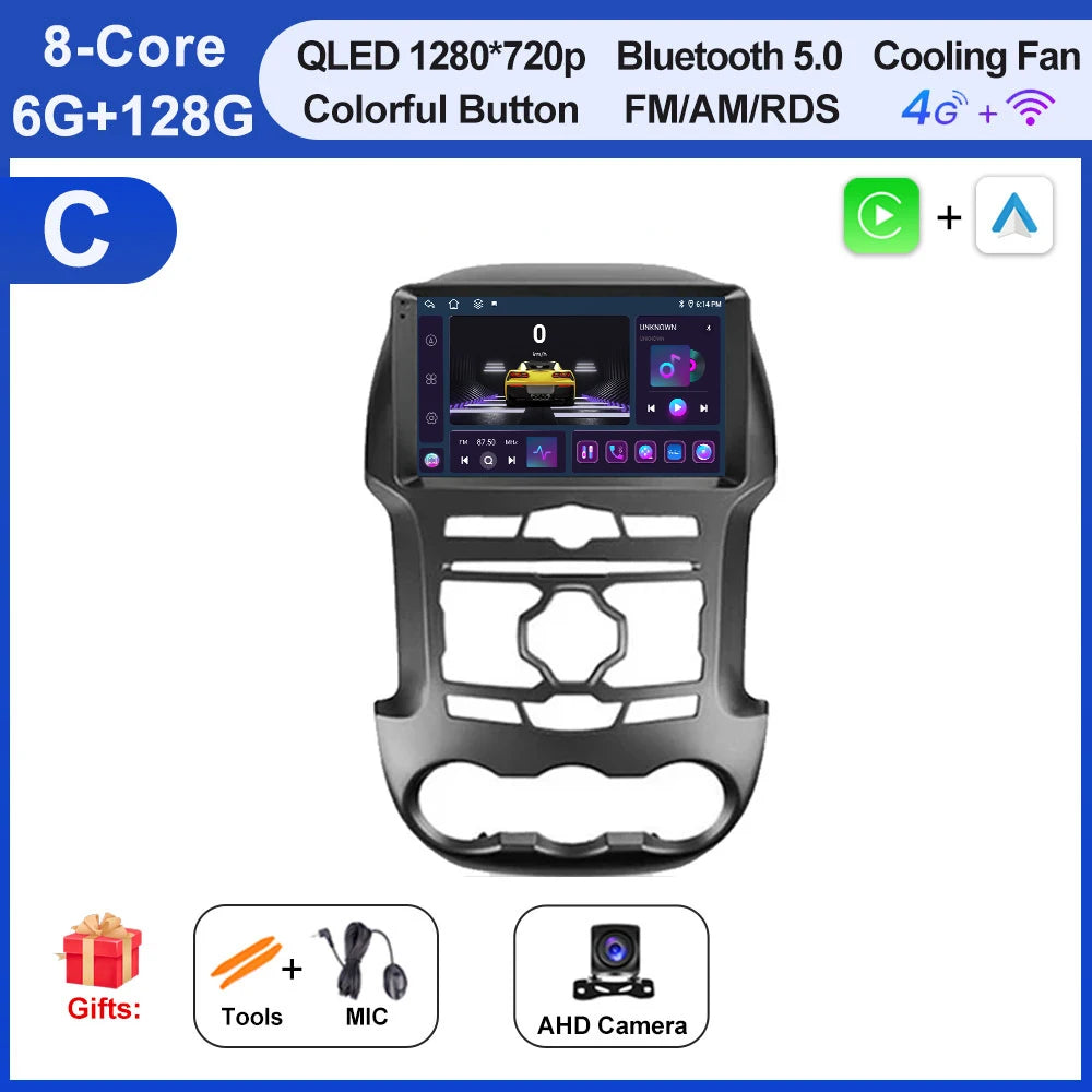 Android 16 Head Unit for Ranger 2011-2015