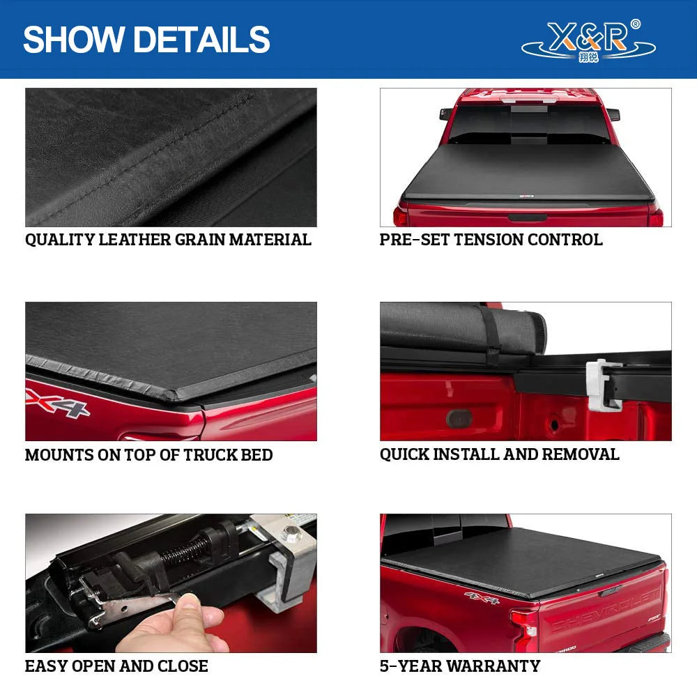 Ford/Ranger Soft Roll-Up Tonneau Cover