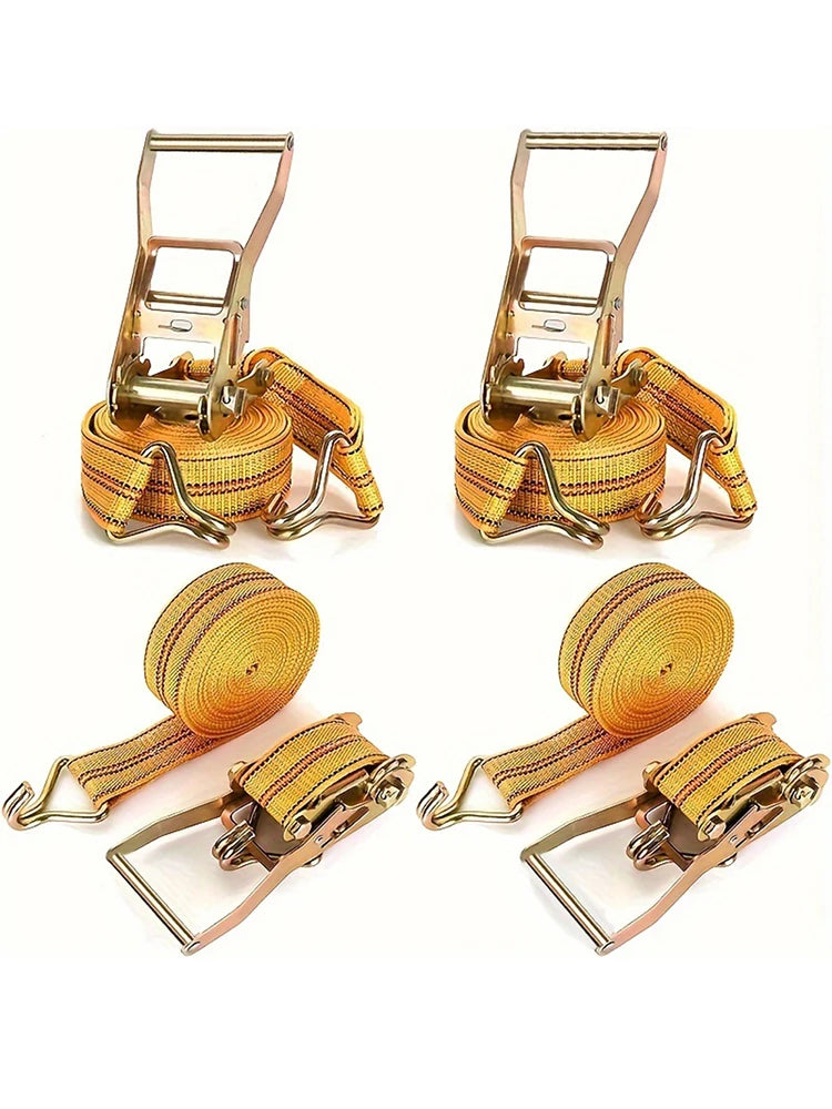 Double J-Hook Ratchet Strap
