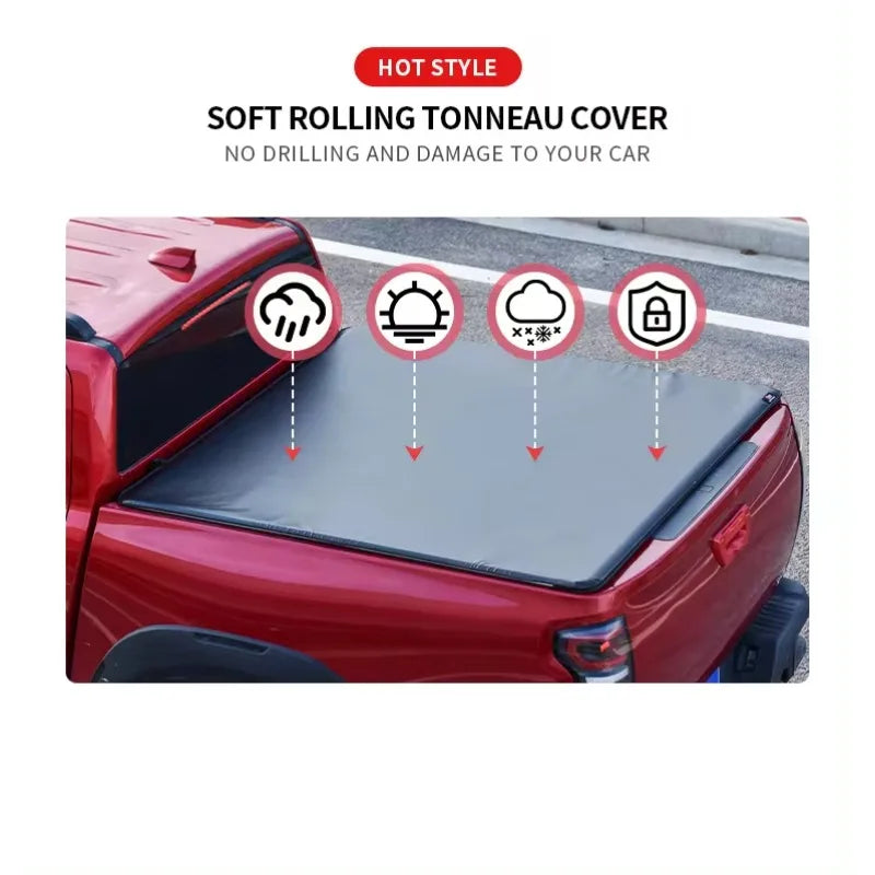 Waterproof Soft Tonneau Cover for Utes