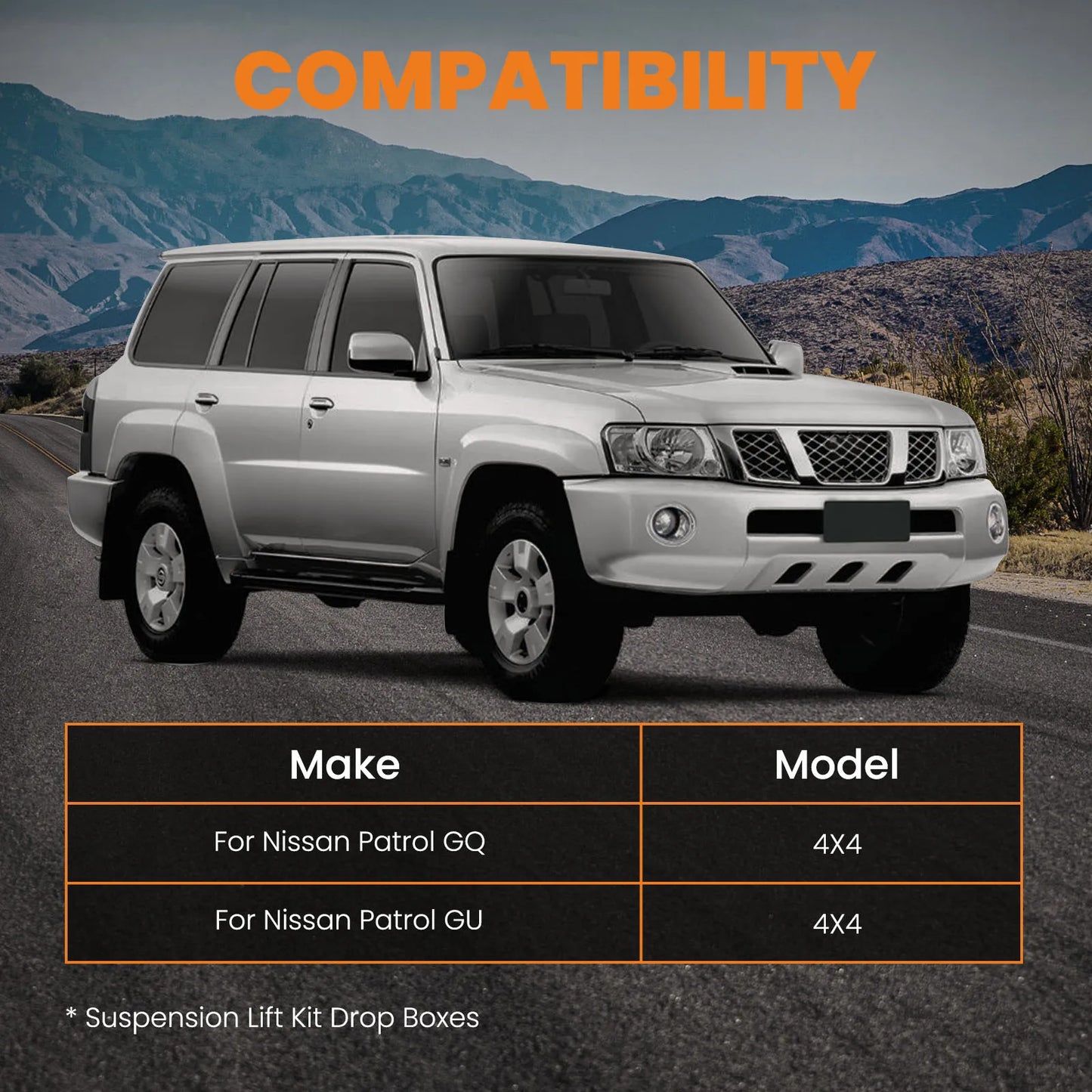 4WD Drop Boxes for Nissan Patrol GQ/GU, Ford Maverick