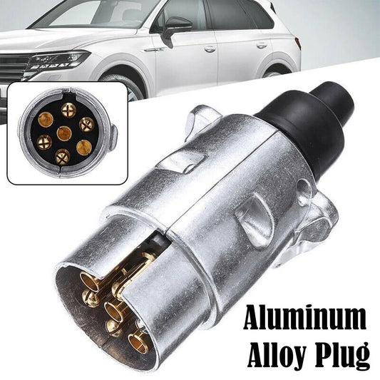7 Pin Trailer Plug, Aluminium, 12V