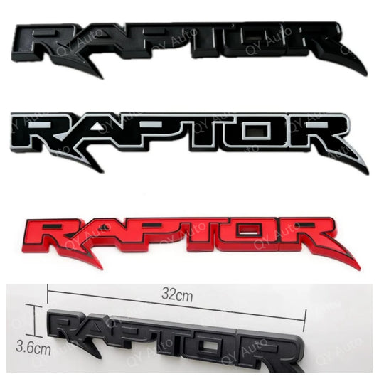 Ranger Raptor Tailgate Letters