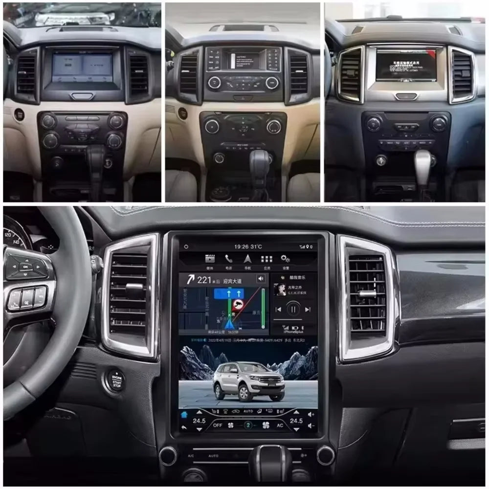 Ford Ranger 2015-2021 Android 14 Car Stereo, GPS, CarPlay