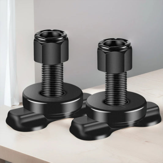 8 Pack L-Track Double Lug Stud Nuts, Steel, 6000 lb