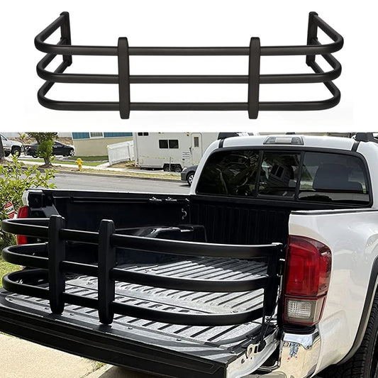 Tacoma Bed Extender, Black Aluminium, 68 cm