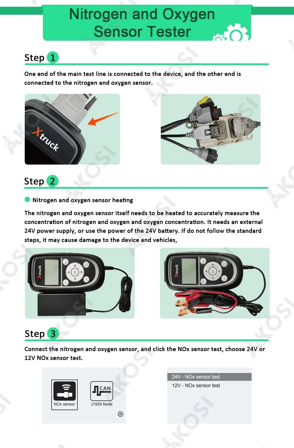 Xtruck Y005 SCR & Urea Pump Tester