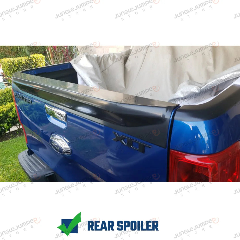 Ford Ranger 2012-2022 Tailgate Cover Trim, ABS, Matte Black