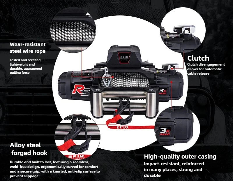 RS-13.0 12V 13000lb Electric Winch