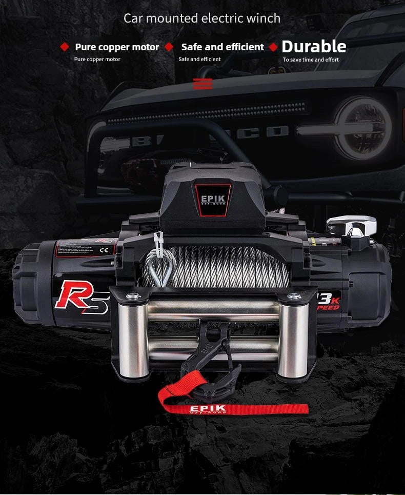 RS-13.0 12V 13000lb Electric Winch