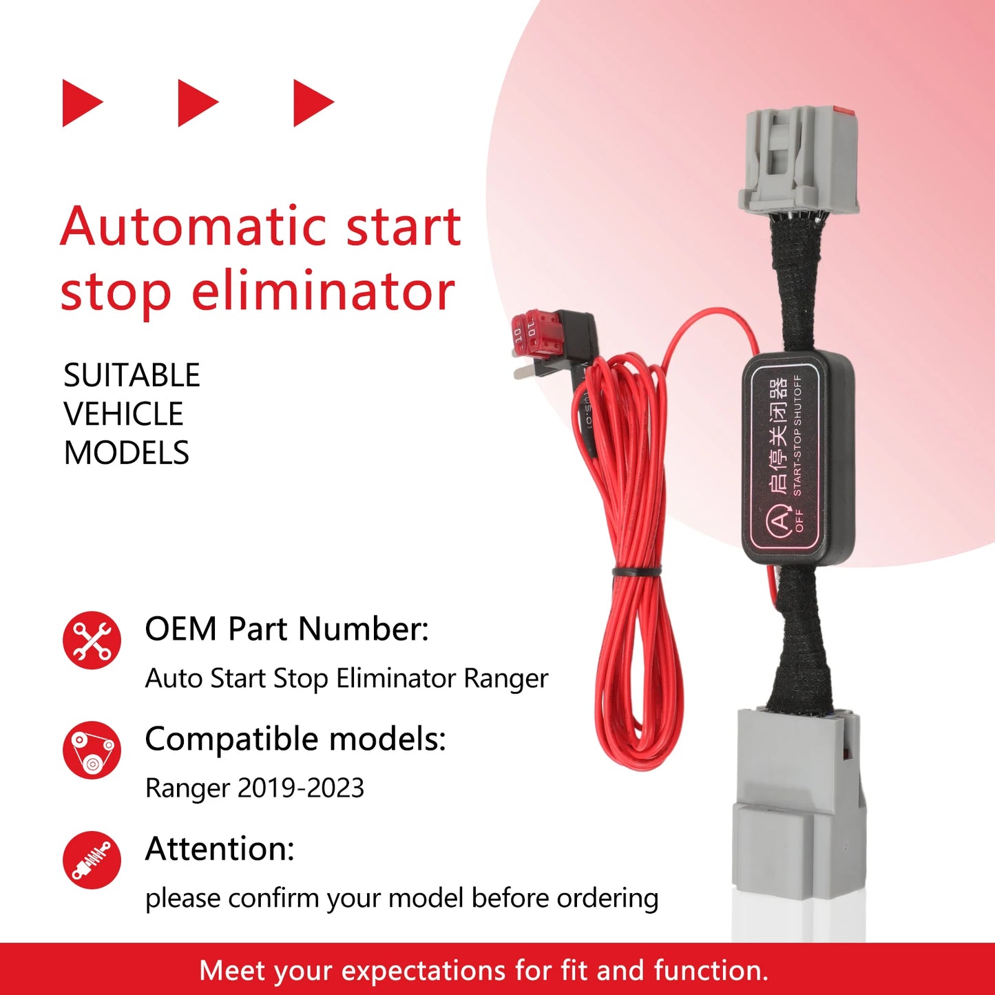 Ford Ranger Start-Stop Eliminator 2019-2023