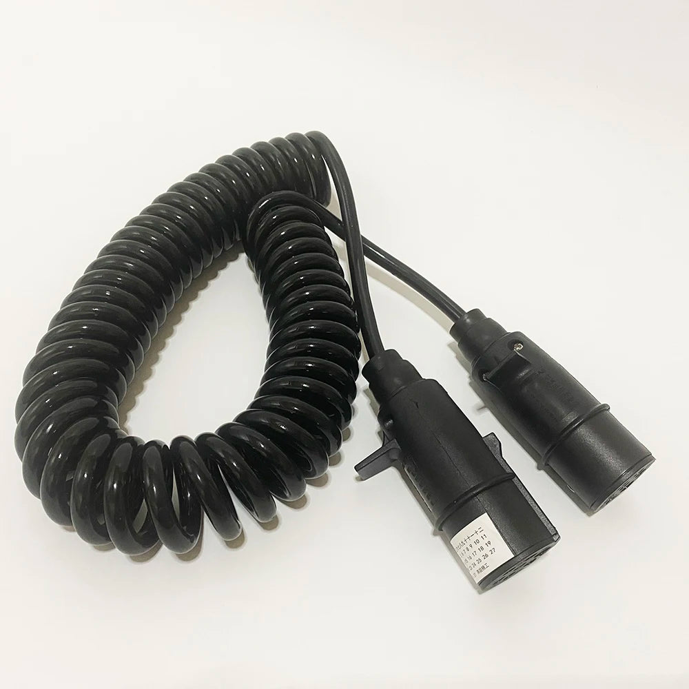 7-Pin Coiled Trailer Cable