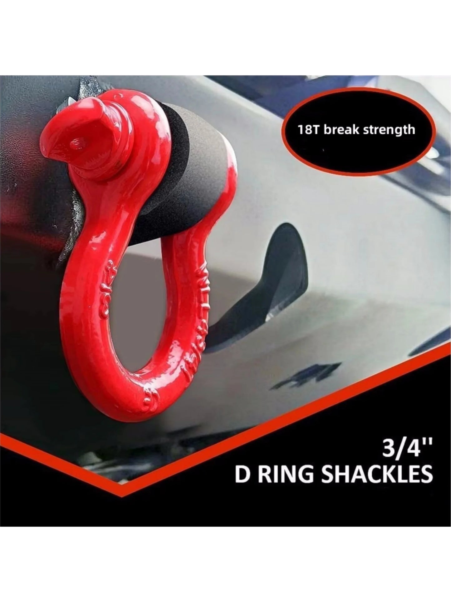 3/4in D-Ring Shackle 4.75T