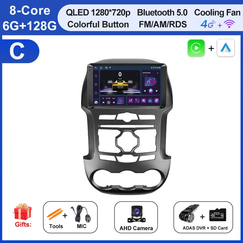 Android 16 Head Unit for Ranger 2011-2015