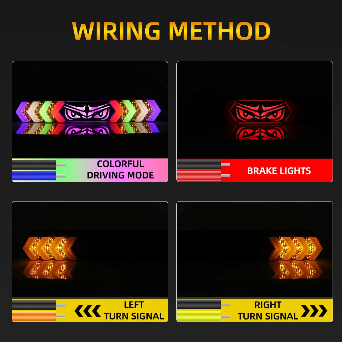 12V/24V LED Tail Lights - RGB