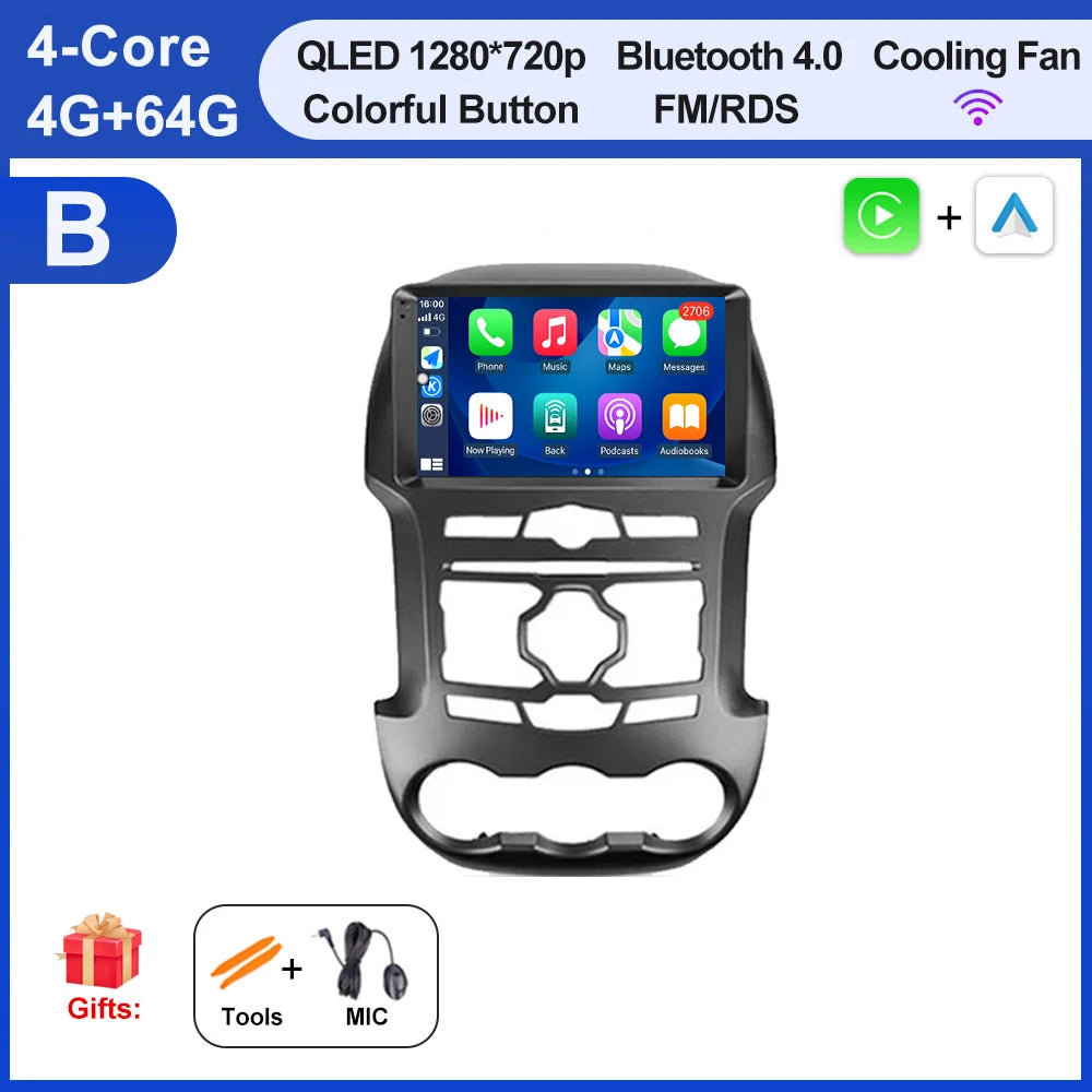 Android 16 Head Unit for Ranger 2011-2015