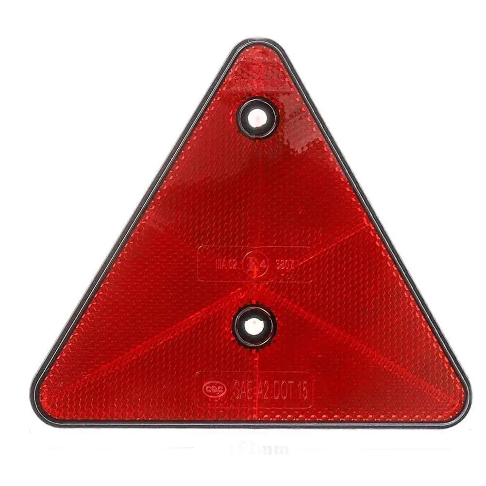 Red Trailer Triangle Reflectors