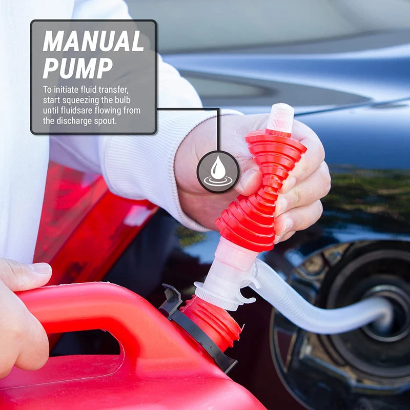 Manual Fuel Transfer Pump, Hand Siphon Pump