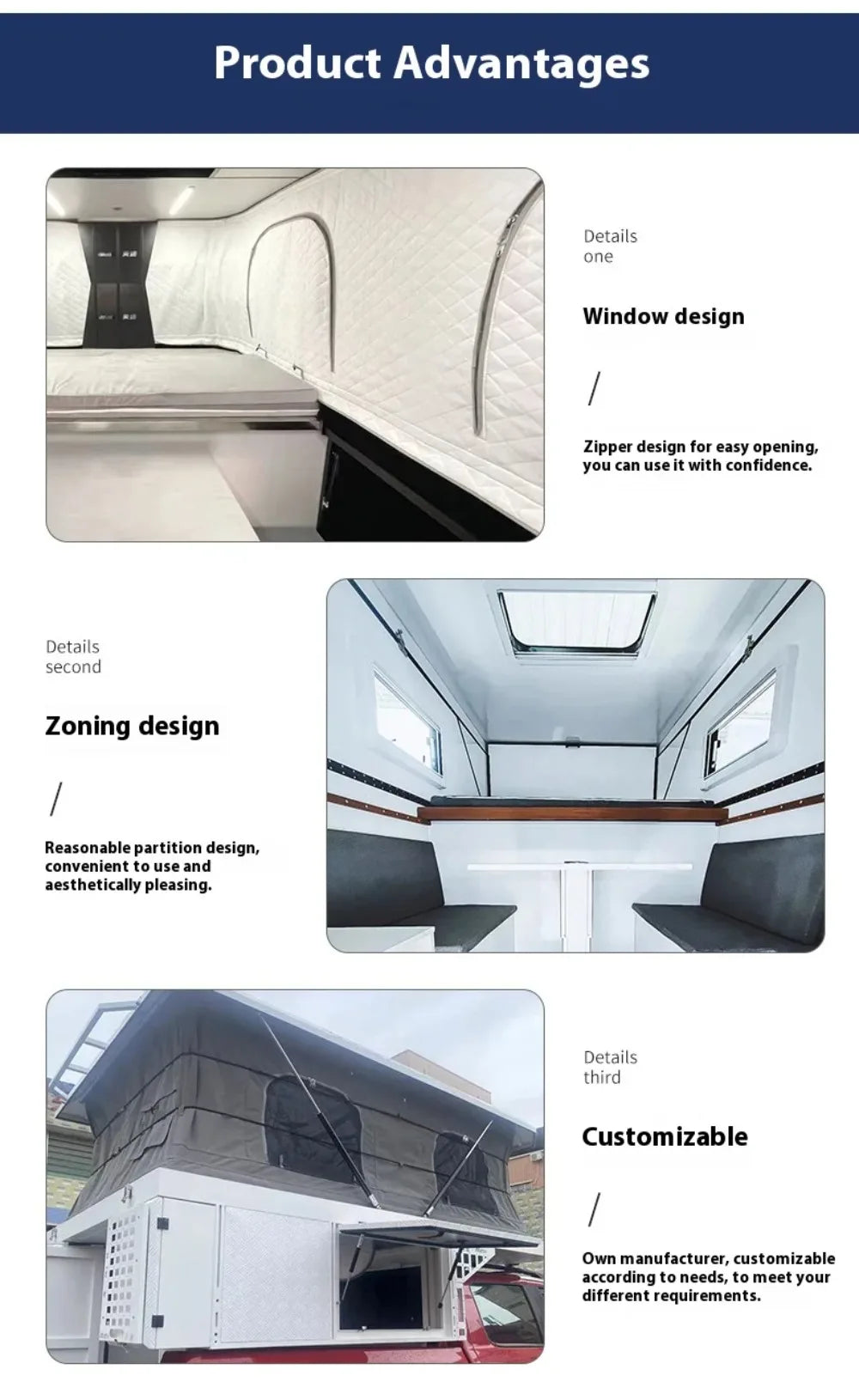 Sliding Liftable Pickup Truck Camper