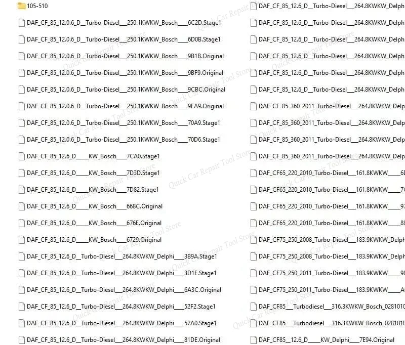 Truck Tuning Files 1.5 GB