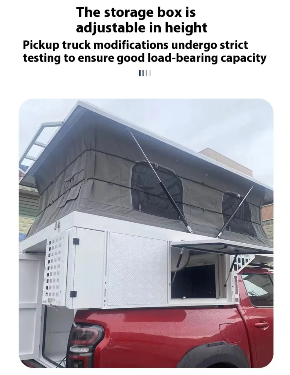 Sliding Liftable Pickup Truck Camper