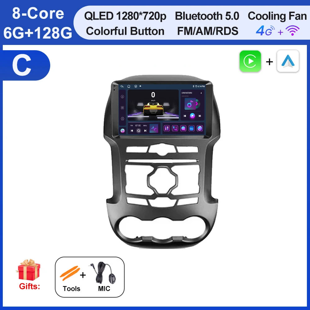 Android 16 Head Unit for Ranger 2011-2015