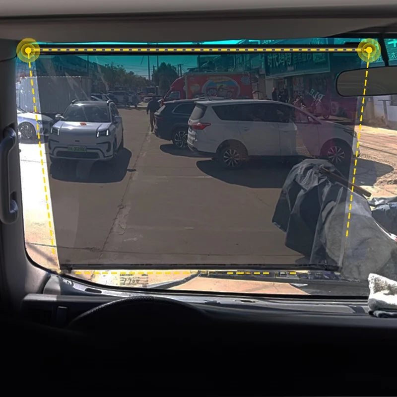 Retractable Windscreen Sunshade