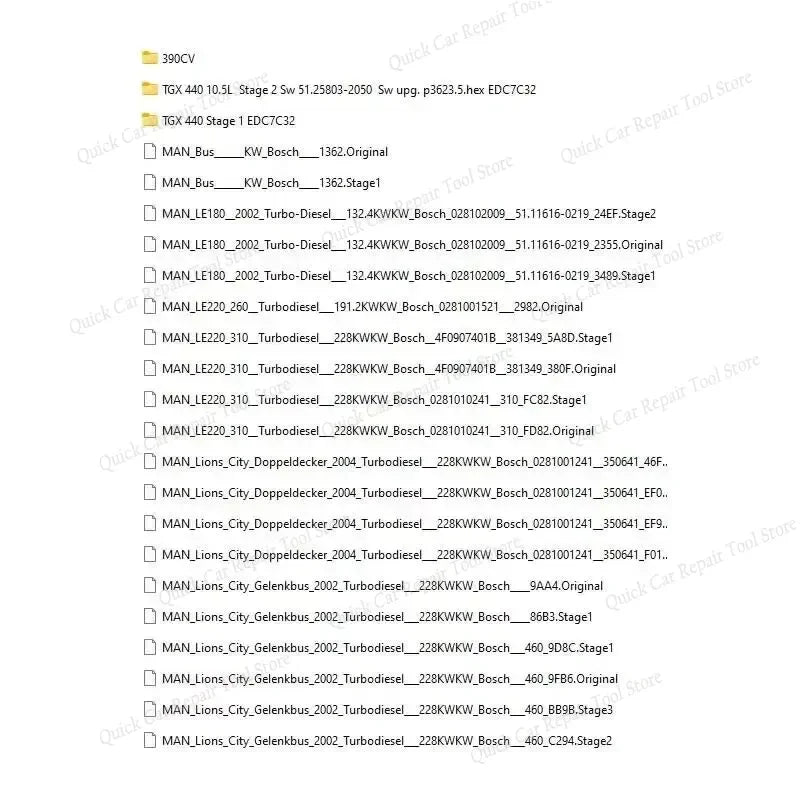 Truck Tuning Files 1.5 GB