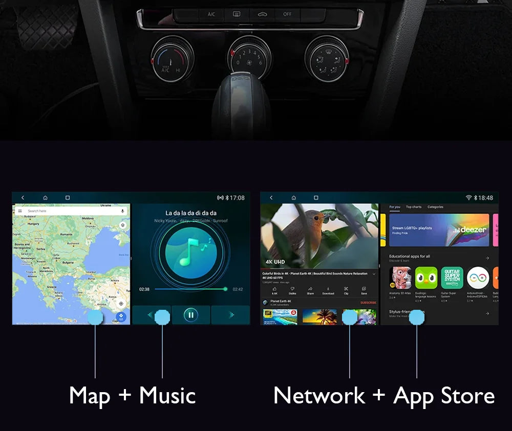 Ford Ranger 2015-2022 Android 15 Head Unit, QLED, CarPlay