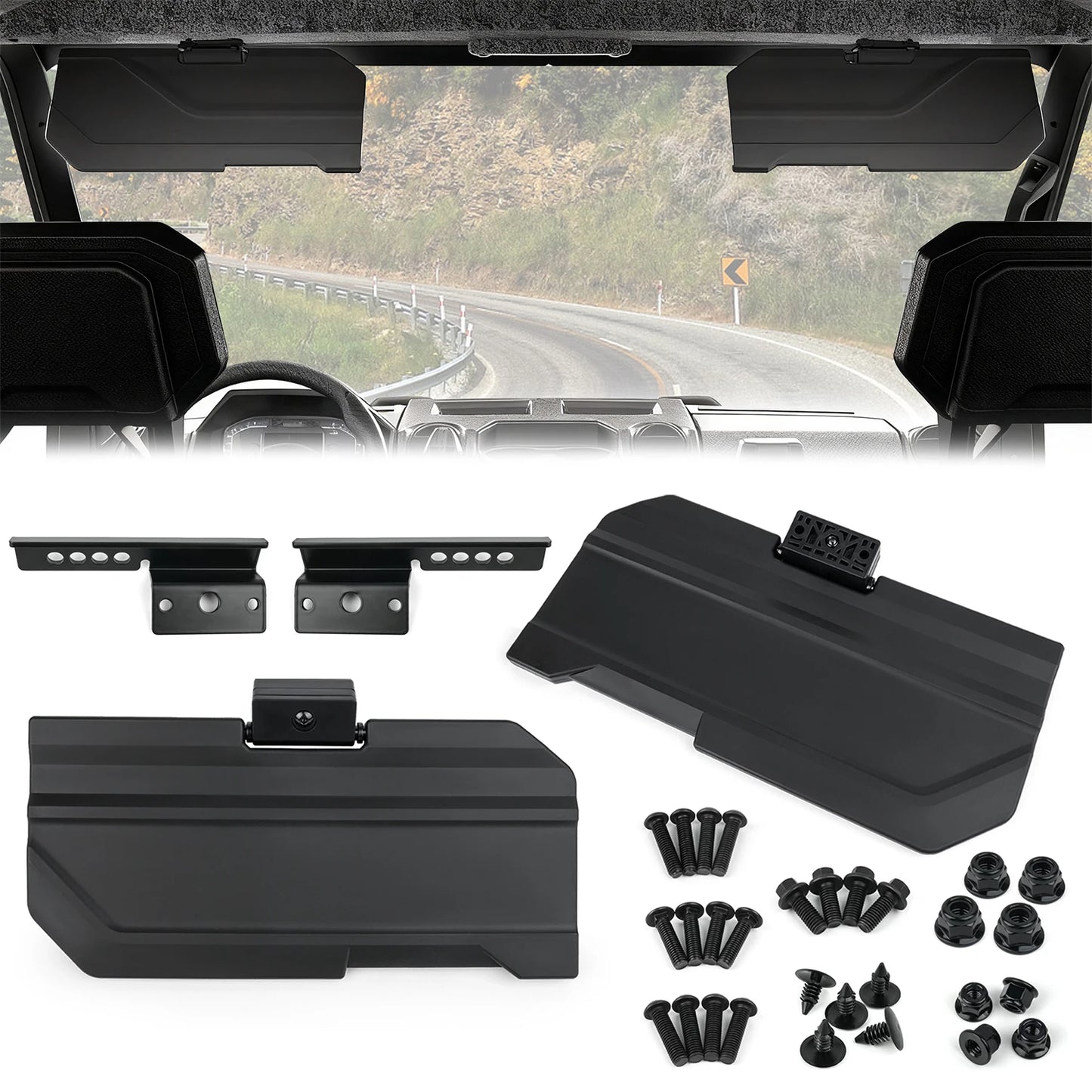 Ranger XP 1000 / SP 570 Sun Visor Set