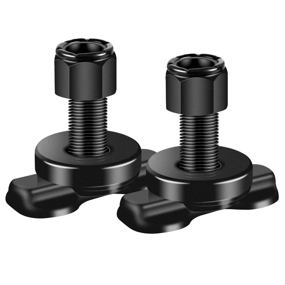 8 Pack L-Track Double Lug Stud Nuts, Steel, 6000 lb