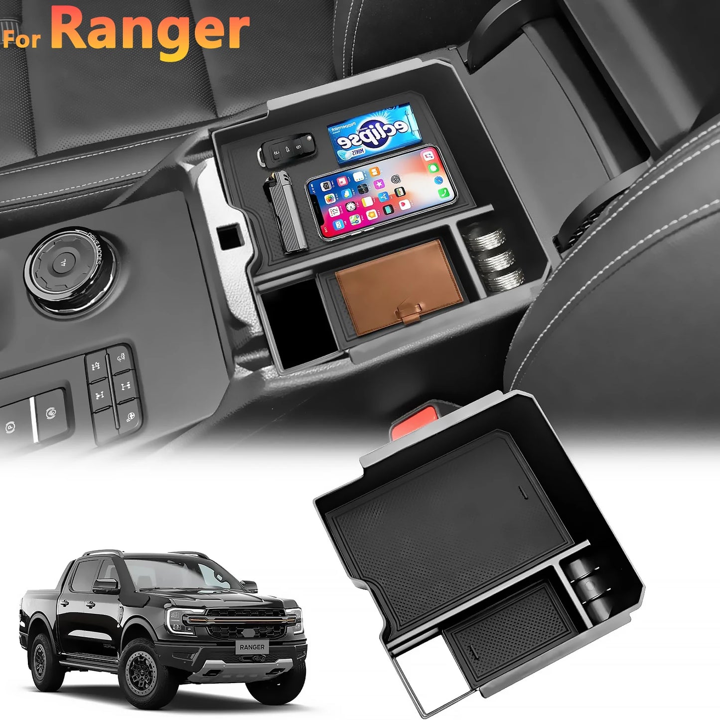 Ford Ranger Centre Console Organiser Tray