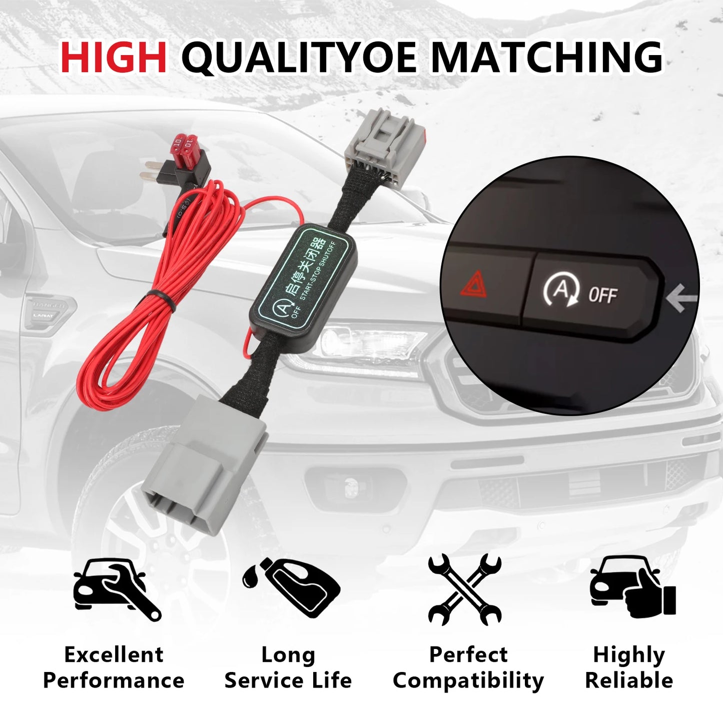 Ford Ranger 2019-2023 Auto Start-Stop Eliminator