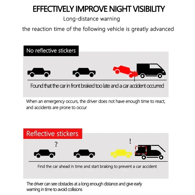 Reflective Warning Tape - Red/White