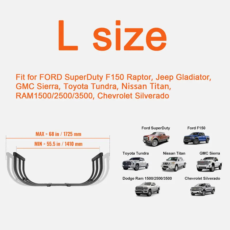Adjustable Ute Bed Extender
