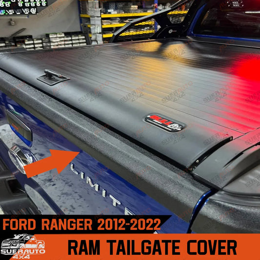 Ford Ranger Tailgate Cover Trim, Matte Black