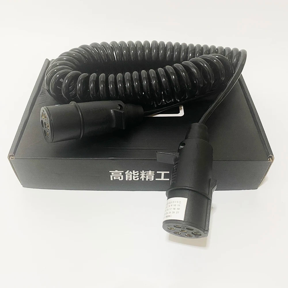 7-Pin Coiled Trailer Cable
